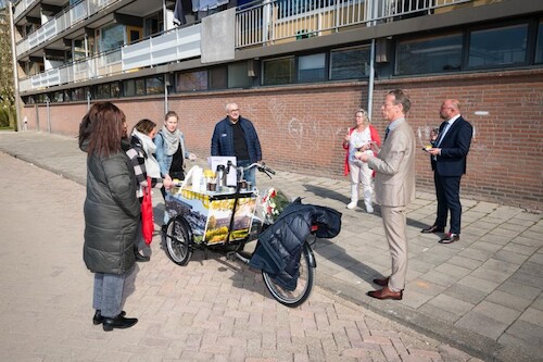 Burgemeester en bewoners Valkhof